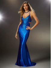 48038 - Royal Blue Dress (Mori Lee)